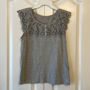 Abercrombie and Fitch Gray Tee Shirt